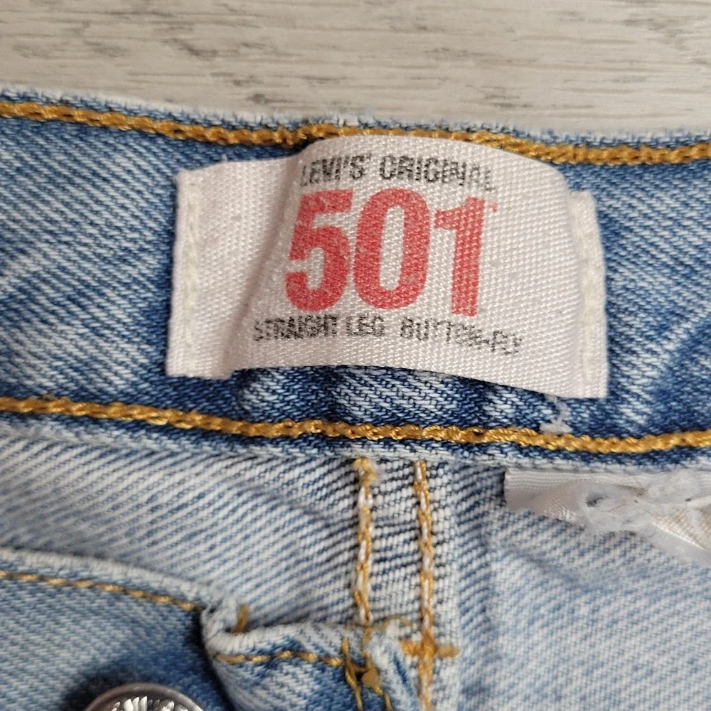👖Levi's 501XX Jeans Mens 34x34 (fits 32x34) Stonewash Fade Blue Button Fly 2008
